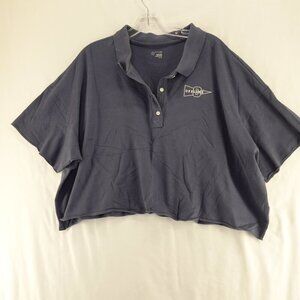 Offline by Aerie Women's Navy Blue Cotton Crop Top size XL NWT $35